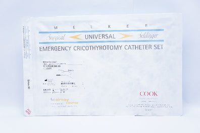 Cook G32193 Melker Universal Cuffed Emergency Cricothyrotomy Catheter Set 5mm